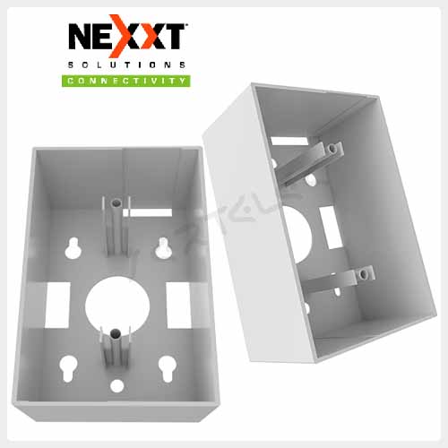 NEXXT CAJA MONTAJE SUPERFICIE DE RED BLANCO (CAJETIN) NEXXT CAJA MONTAJE SUPERFICIE DE RED BLANCO (CAJETIN)