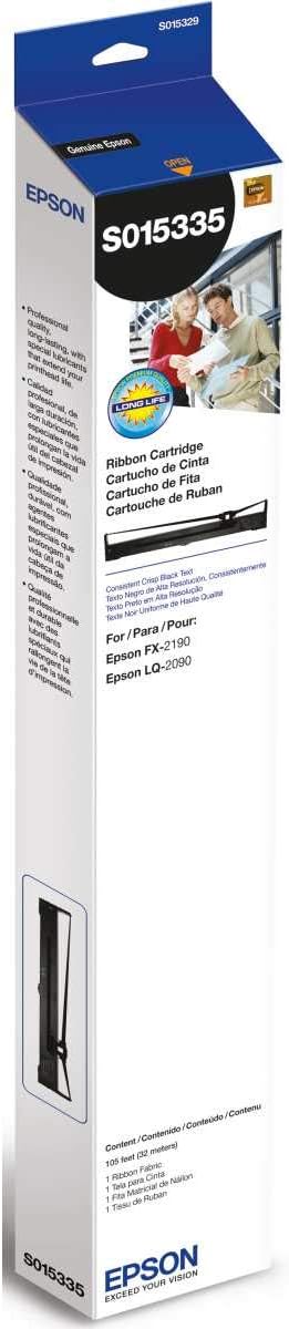 EPSON SO15335 CINTA PARA LA FX-2109 Y LQ-2090 NEGRO EPSON SO15335 CINTA PARA LA FX-2109 Y LQ-2090 NEGRO