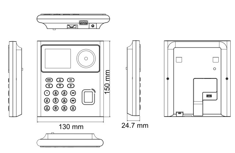 HIKVISION TERMINAL DE ACCESO FRONTAL DS-K1T320MFX