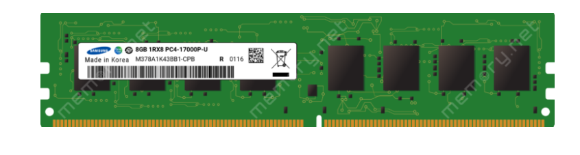 MEMORIA RAM DIMM SAMSUNG M378A1K43BB1-CPB DDR4 8GB 2133MHZ PC4-17000P-U NO ECC 1.2V MEMORIA RAM DIMM SAMSUNG M378A1K43BB1-CPB DDR4 8GB 2133MHZ PC4-17000P-U NO ECC 1.2V