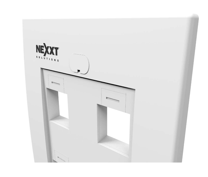 NEXXT PLACA DE MONTAJE 4 PUERTOS BLANCO NEXXT PLACA DE MONTAJE 4 PUERTOS BLANCO