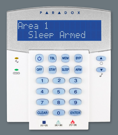 TECLADO INALAMBRICO PARADOX (BATERIAS AA O ADAPTADOR) TECLADO INALAMBRICO PARADOX (BATERIAS AA O ADAPTADOR)
