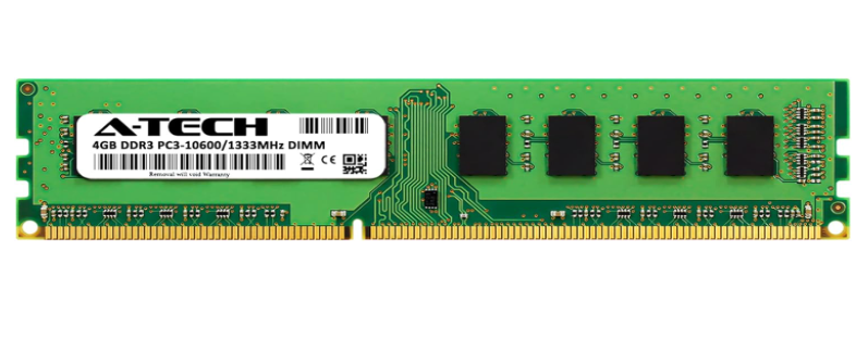 MEMORIA RAM A-TECH 8GB DDR3 1333MHZ NON ECC DIMM PC3-10600 DIMM