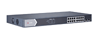SWITCH HIKVISION L2 UNMANAGED 16P GIGABIT POE 2P GIGABIT SFP UPLINK 802.3AF/AT POE 125W DS-3E0518P-E/M SWITCH HIKVISION L2 UNMANAGED 16P GIGABIT POE 2P GIGABIT SFP UPLINK 802.3AF/AT POE 125W DS-3E0518P-E/M