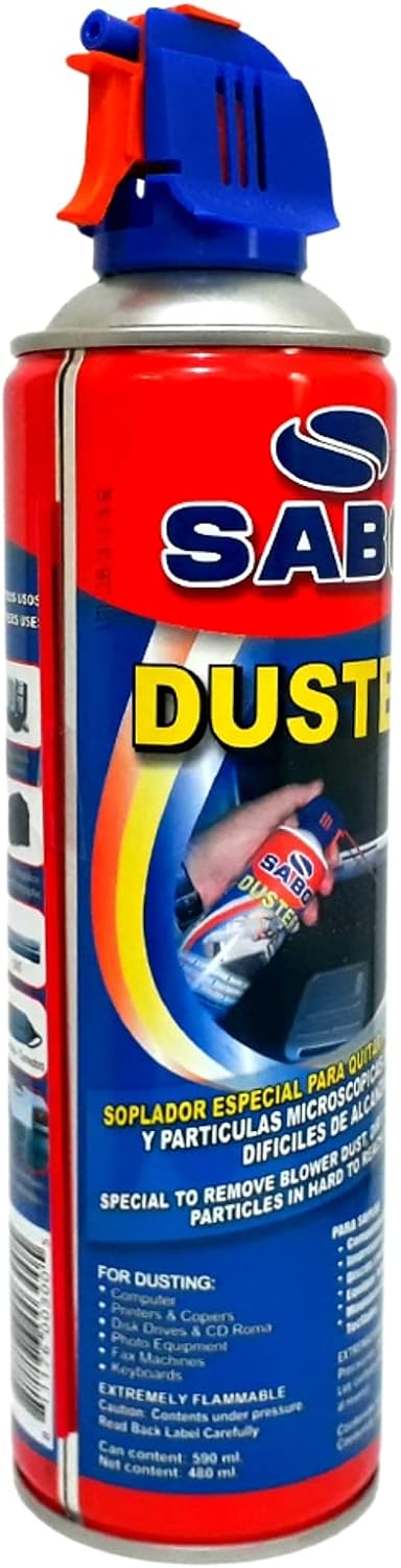 SABO DUSTER SOPLADOR COMPUTADORAS 590 ML SABO DUSTER SOPLADOR COMPUTADORAS 590 ML