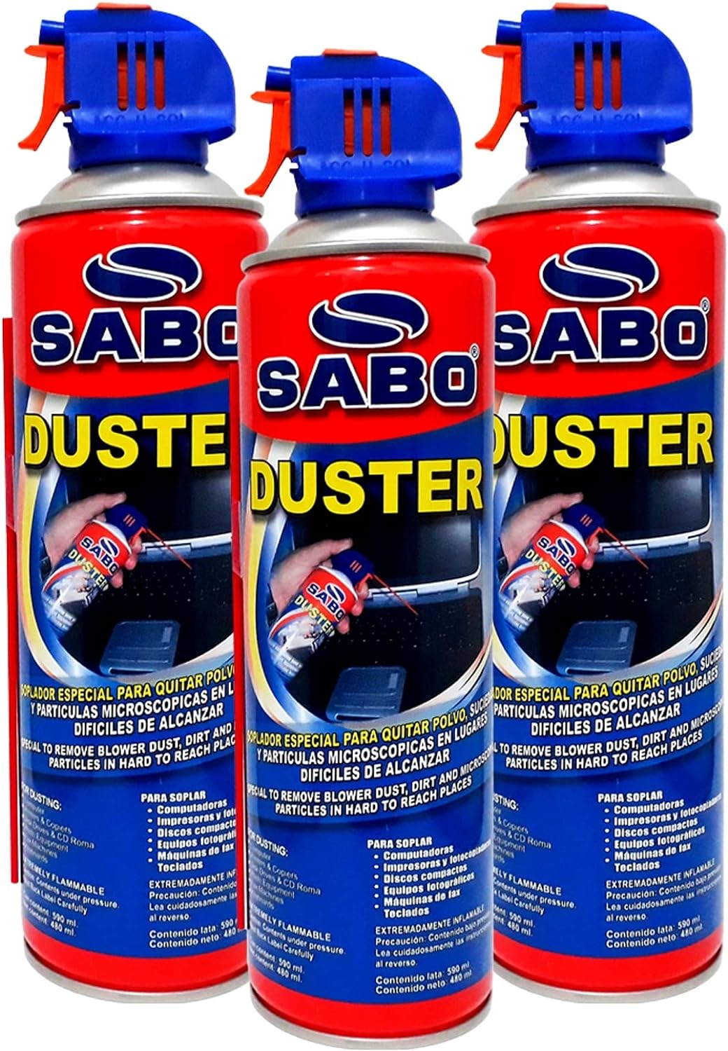 SABO DUSTER SOPLADOR COMPUTADORAS 590 ML