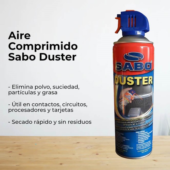 SABO DUSTER SOPLADOR COMPUTADORAS 590 ML SABO DUSTER SOPLADOR COMPUTADORAS 590 ML