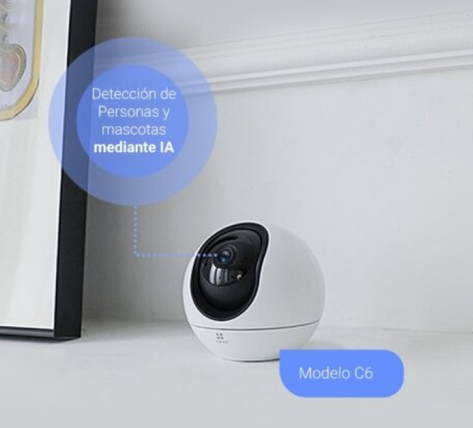 CAMARA DE SEGURIDAD EZVIZ 2K SMART HOME PAN & TILT LENS 4MM AUTO ZOOM TRACKING CS-C6-A0-8C4WF CAMARA DE SEGURIDAD EZVIZ 2K SMART HOME PAN & TILT LENS 4MM AUTO ZOOM TRACKING CS-C6-A0-8C4WF