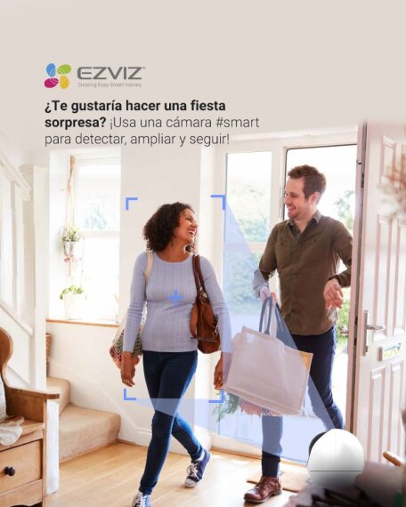 CAMARA DE SEGURIDAD EZVIZ 2K SMART HOME PAN & TILT LENS 4MM AUTO ZOOM TRACKING CS-C6-A0-8C4WF CAMARA DE SEGURIDAD EZVIZ 2K SMART HOME PAN & TILT LENS 4MM AUTO ZOOM TRACKING CS-C6-A0-8C4WF