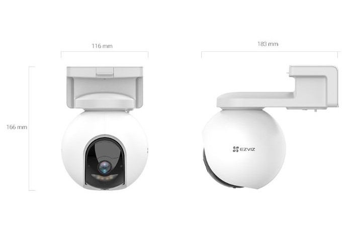 CAMARA DE SEGURIDAD EZVIZ HB8 2K DE BATERIA WIFI CS-HB8-R100-2C4WDL