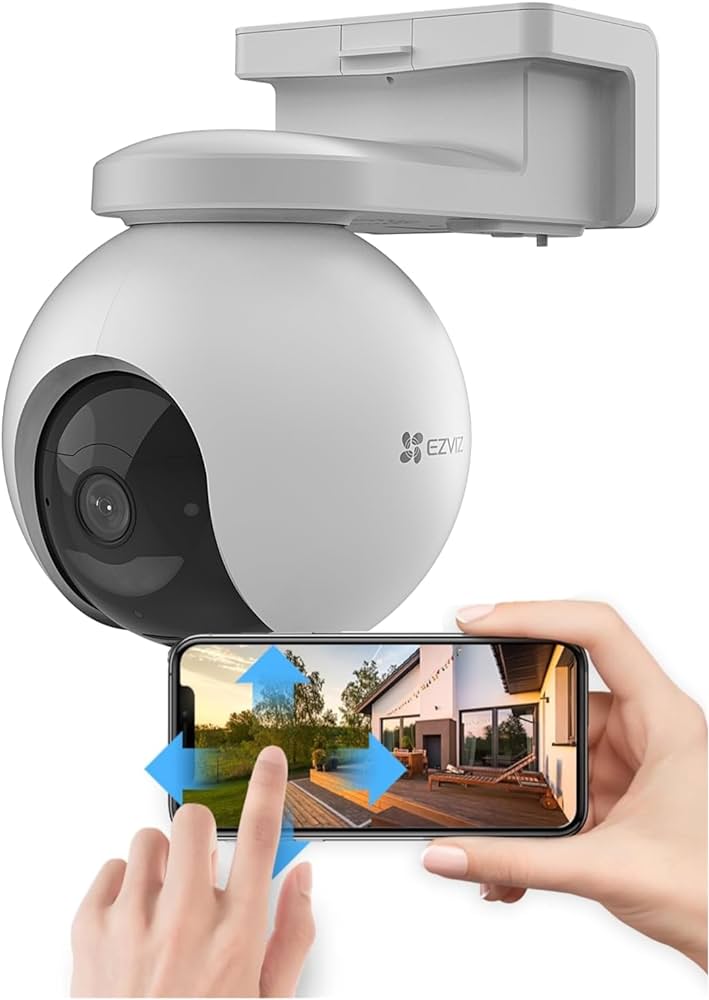 CAMARA DE SEGURIDAD EZVIZ HB8 2K DE BATERIA WIFI CS-HB8-R100-2C4WDL