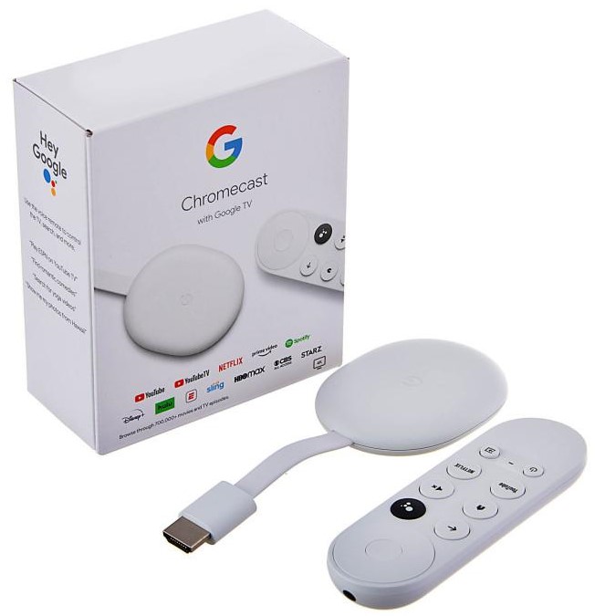 GOOGLE CHROMECAST 2020 4K GA-01919-US