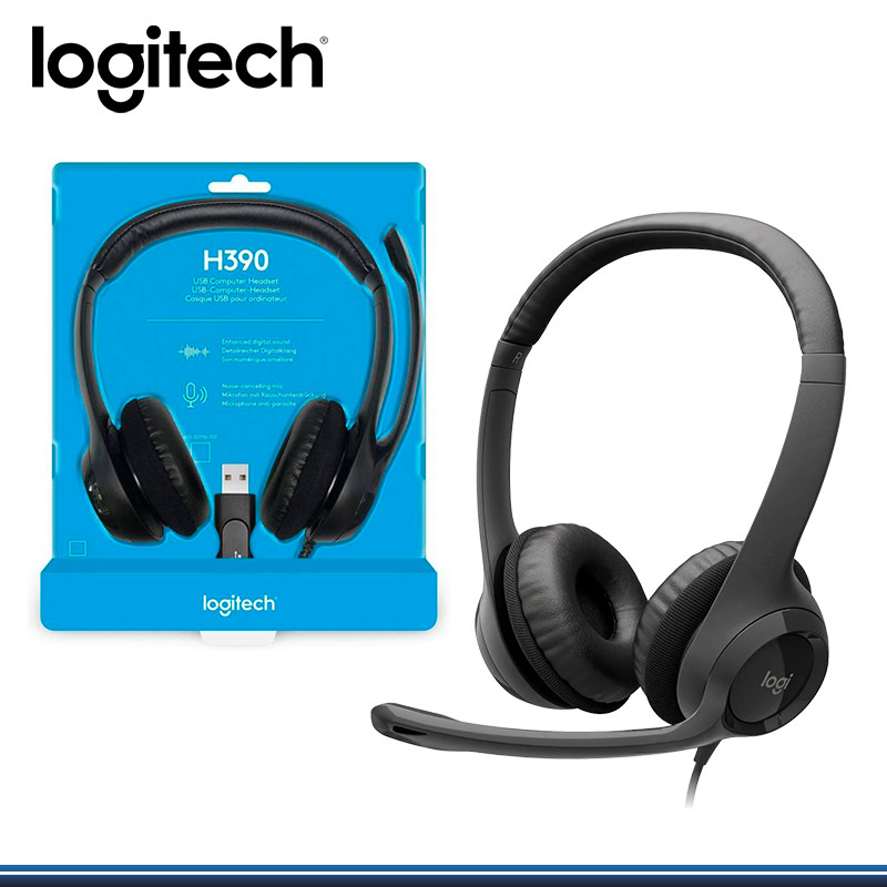 HEADSET LOGITECH STEREO H390 USB 981-000014