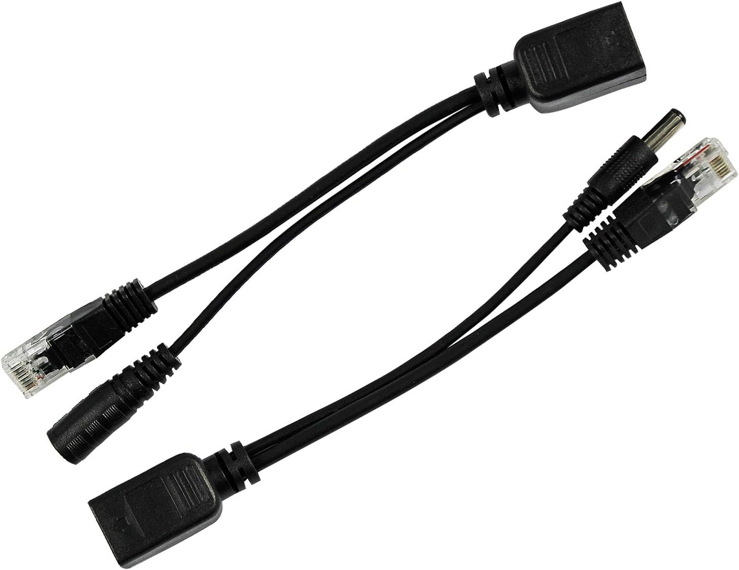 INYECTOR POE SPLITTER CON CONECTOR RJ45 Y ENTRADA DC COLOR BLANCO INYECTOR POE SPLITTER CON CONECTOR RJ45 Y ENTRADA DC COLOR BLANCO