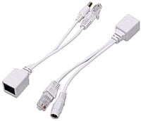 INYECTOR POE SPLITTER CON CONECTOR RJ45 Y ENTRADA DC COLOR BLANCO INYECTOR POE SPLITTER CON CONECTOR RJ45 Y ENTRADA DC COLOR BLANCO