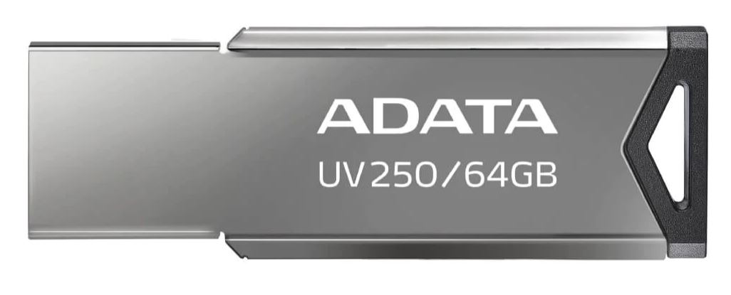 MEMORIA USB 64GB ADATA BLACK AUV250-64G-RBK