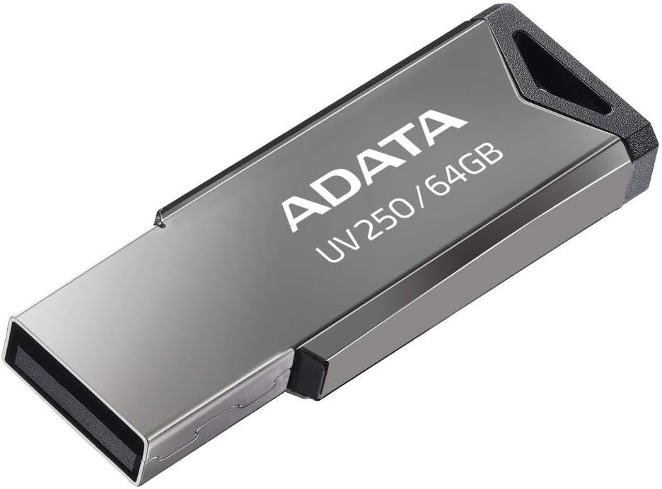 MEMORIA USB 64GB ADATA BLACK AUV250-64G-RBK