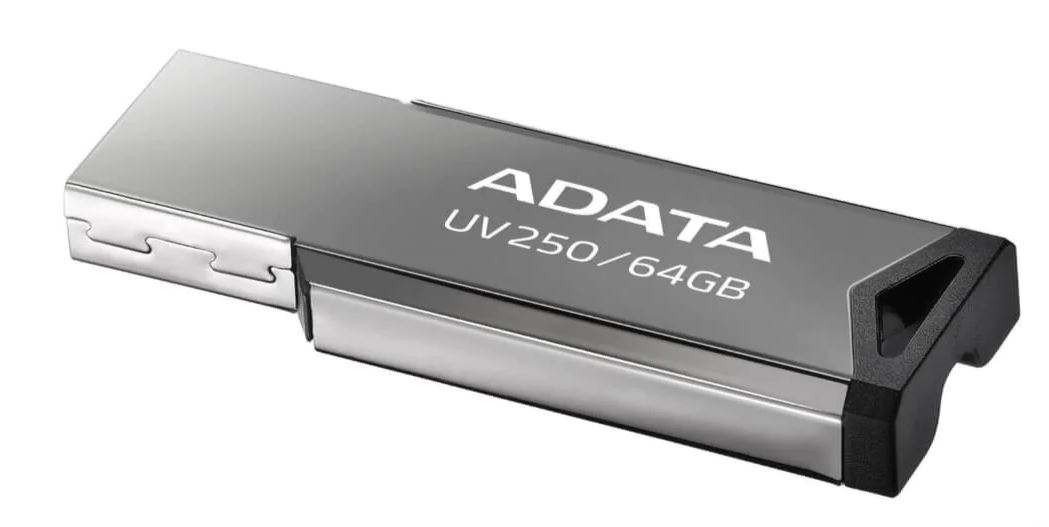 MEMORIA USB 64GB ADATA BLACK AUV250-64G-RBK