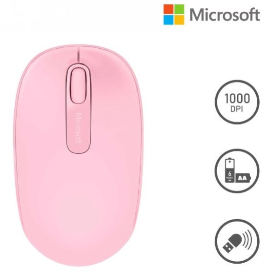 MOUSE MICROSOFT INALAMBRICO 1850 LIGHT ORCHID U7Z-00021