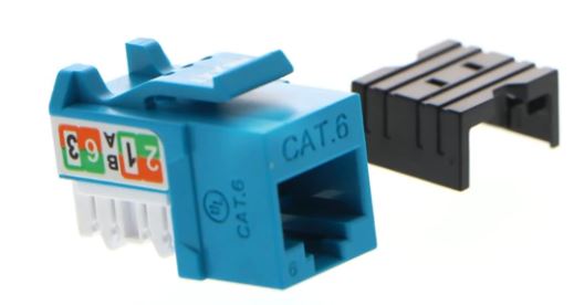 JACK NEXXT SOLUTIONS INFRASTRUCTURE CAT6 BLUE