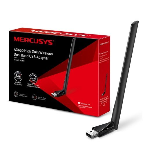ADAPTADOR TP LINK MERCUSYS USB INALAMBRICO DUAL BAND MU6H (EU)