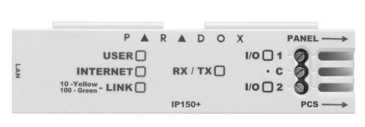 MODULO PARA TRANSMISION PARADOX TCP/IP IP150+ MODULO PARA TRANSMISION PARADOX TCP/IP IP150+