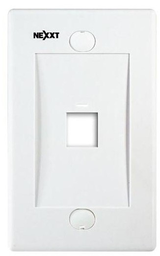 NEXXT PLACA DE MONTAJE 1 PUERTOS BLANCO NEXXT PLACA DE MONTAJE 1 PUERTOS BLANCO