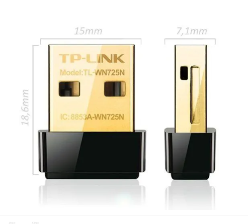 ADAPTADOR TP LINK USB NANO INALAMBRICO TL-WN725N