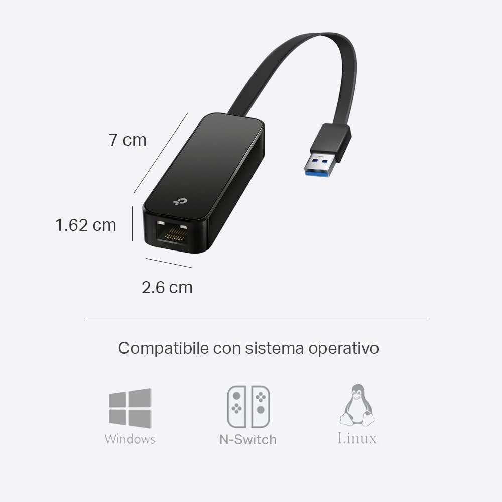 ADAPTADOR TP LINK DE RED A USB 3.0 UE306