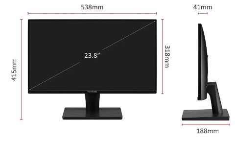 MONITOR VIEWSONIC 24" FULL HD 1920 X1080 HDMI VGA VA2415-H-2