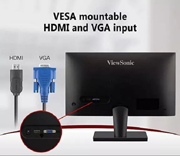 MONITOR VIEWSONIC 24" FULL HD 1920 X1080 HDMI VGA VA2415-H-2