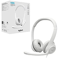 HEADSET LOGITECH H390 WHITE 981-001285 HEADSET LOGITECH H390 WHITE 981-001285