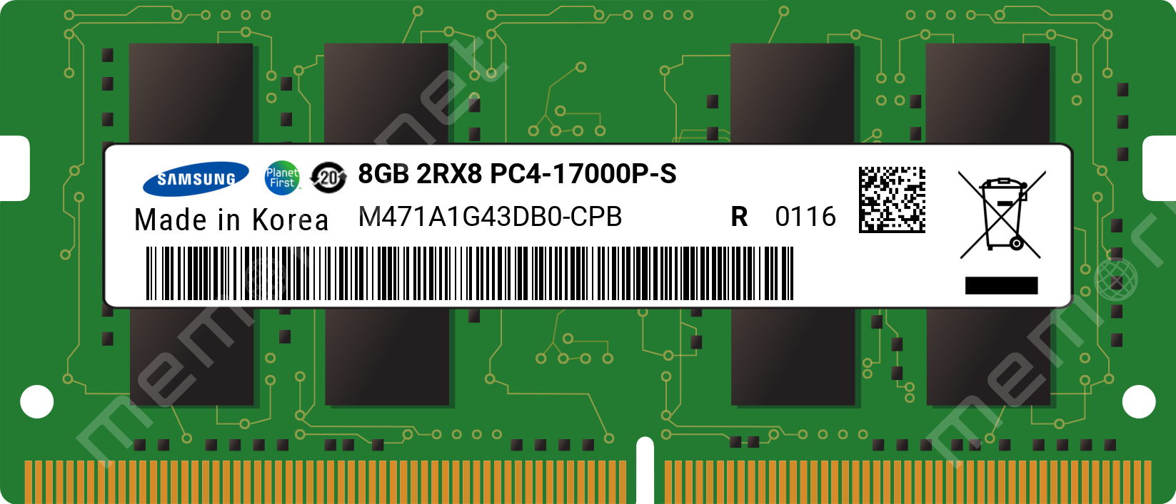 MEMORIA RAM SODIMM SAMSUNG DDR4-2133 8GB/512MX64 CL15 M471A1G43DB0-CPB MEMORIA RAM SODIMM SAMSUNG DDR4-2133 8GB/512MX64 CL15 M471A1G43DB0-CPB